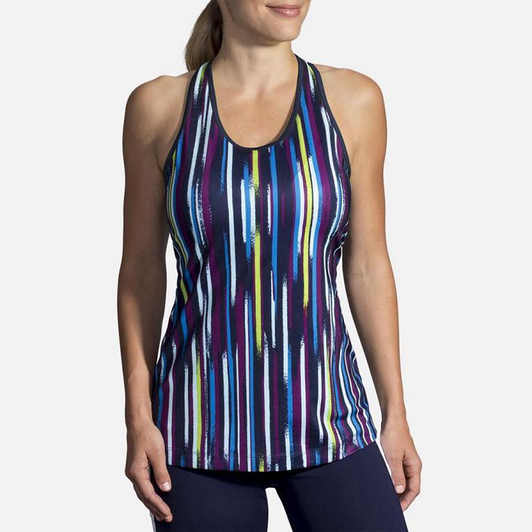 Brooks Pick-Up Running Tank Top - Women's - Multicolor (18329-DENV)